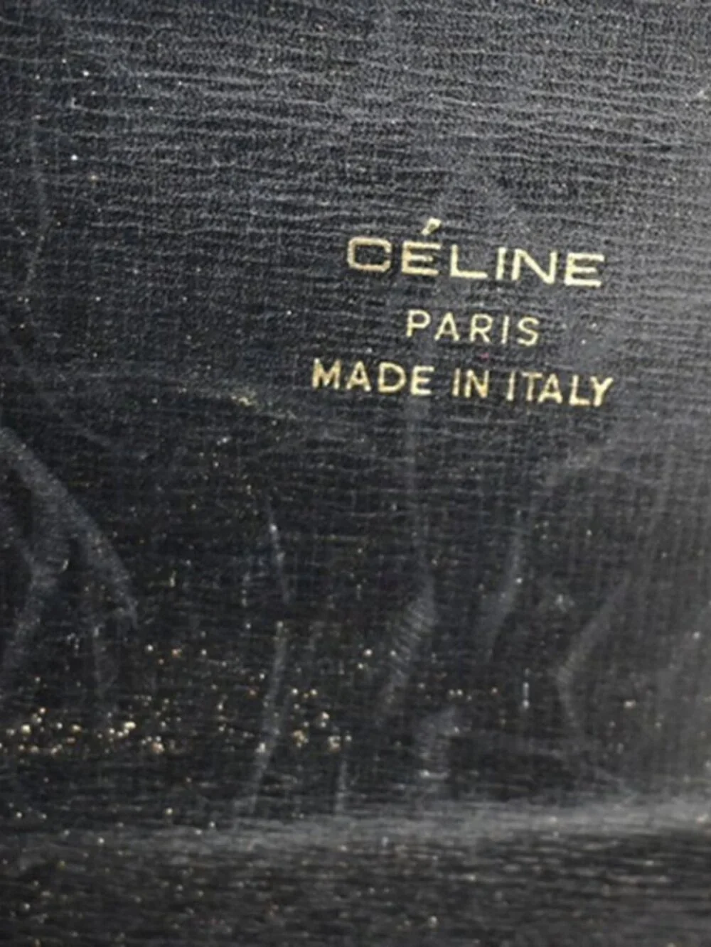 Celine Carriage Shoulder Bag Leather Black 67 Fa291 - Picture 15 of 15